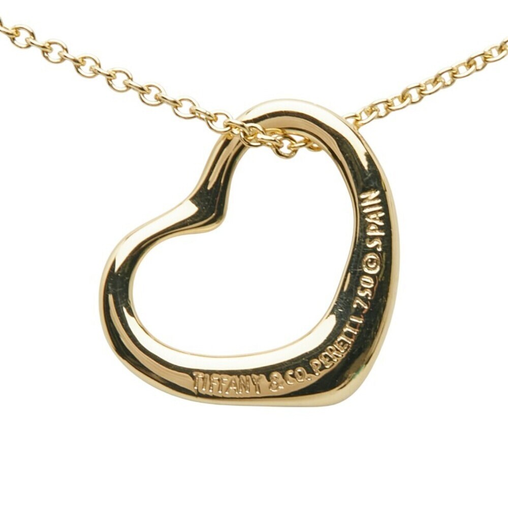 TIFFANY 18k Gold Heart Necklace - Picture 3 of 9